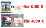Miniabos mit 3 Ausgaben der “Connect” oder “Colorfoto” für effektiv 3,90 bzw. 4,90 Euro!