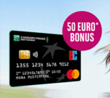Bis 31. August: Die kostenlose Consors Finanz Mastercard mit 50,- Euro Startguthaben