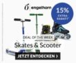 Weekly Deal Sport: 15% auf Skates & Scooter bei Engelhorn