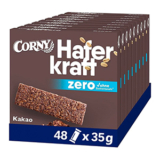 48 x 35 g Corny Haferkraft Zero Haferriegel (Kakao oder Haselnuss) für nur 16,38€ im Prime Spar-Abo