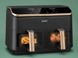 Cosori Dual Zone 6-in-1 XXL Heißluftfritteuse (2 Fächer, 8,5 L) für nur 118,99€ (statt