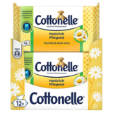 12x 42er-Pack Cottonelle Feuchtes Toilettenpapier Kamille & Aloe Vera ab nur 14,26€ (statt 22,19€)