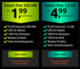 Verlängert: Crash Tarife mit 100 Minuten und 500MB für 1,99 Euro/Monat oder 300 Minuten + 1,5GB für 4,99 Euro/Monat