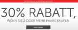 30% Rabatt auf den Einkaufswert ab zwei Paaren bei Crocs