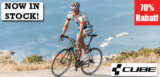 Wieder aufgefüllt! Schnäppchen für Radsportler! Bis zu 70% Rabatt auf Cube Fahrradkleidung!
