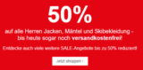 50% Rabatt auf Jacken, Mäntel und Skibekleidung bei C&A und nur noch heute kostenloser Versand