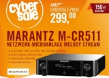 Ma­rantz Melody Stream M-CR511 Au­dio-Re­cei­ver für nur 299,- Euro inkl. Versand