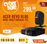 [CYBERPORT] Cyber Sale! Acer REVO RL80 – DT.SM4EG.005 für nur 299,- Euro inkl. Versand
