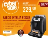 [CYBERPORT] Cybersale! Philips Kaffeevollautomat HD8751/95 Intelia schwarz nur 229,- Euro inkl. Lieferung