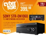 Cybersale! SONY STR-DN1060 7.2 Kanal Receiver (Wi-Fi, HDMI, 4K) in Schwarz für nur 399,- Euro inkl. Versand
