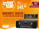 Marantz SR5010 7.2 AV Receiver (4K, WiFi, Bluetooth, Spotify) in Schwarz für nur 549,- Euro inkl. Versand