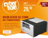 [CYBERPORT] Cybersale! Ricoh Aficio SG 2100N Farbdrucker (Geldrucker) für nur 29,90 Euro inkl. Versand