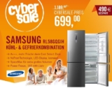 [CYBERPORT] Cybersale! Samsung RL58GQGIH Kühl-/Gefrierkombination A+++, 192cm, NoFrost, Edelstahl-Optik für nur 728,90 Euro inkl. Versand