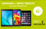 Super! 500 MB Base Internet Flat für nur 11,- Euro monatlich + verschiedene iPads oder Android Tablets ab 1,- Euro Zuzahlung!