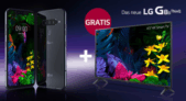 LG G8S ThinQ 128 GB Smartphone mit MD green LTE 8GB Spezial Tarif für 26,99 Euro mtl. und dazu 43 Zoll 4K Smart TV geschenkt!