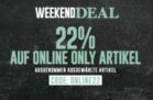 22% Rabatt auf Online Only Artikel im Snipes Onlineshop