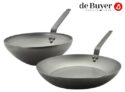 De Buyer Bratpfanne (32 cm) und Wok (28 cm) für nur 45,90 Euro inkl. Versand