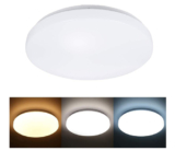 Tomshine 24W LED Deckenleuchte (3000k/ 4000k/ 6500k/ IP20/ 33cm / 2000lm) für nur 10,40€