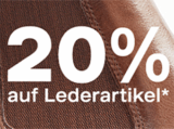 20% Rabatt auf Lederschuhe und Lederartikel im Deichmann Onlineshop