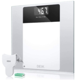 DEIK Digitale Personenwaage mit Maßband (max.180 kg) für nur 15,39 Euro