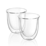 2er-Set DeLonghi DLSC311 Doppelwandige Cappuccino-Gläser für nur 9,90€ (statt 19€) – Prime