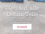 20% Gutscheincode auf alle Denim-Outfits im Mustang Onlineshop