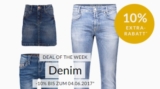 Bis Sonntag: Engelhorn Weekly Deal mit 10% Extra-Rabatt auf Denim!