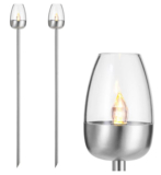 Deuba 2er Set Solar Gartenstecker (112cm) für nur 19,95 Euro inkl. Versand