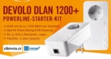 Devolo dLAN 1200+ Starter Kit (1200Mbit, 2er Kit, Powerline, 1xGB LAN, Steckdose) für nur 95,- Euro inkl. Versand