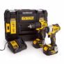 DeWalt 18-V-Akku-Werkzeugset DCK2062M2T für nur 244,95€ (statt 299,33€)