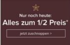 Nur noch heute: Alles zum halben Preis bei Dress-for-Less – 50% Rabatt auf fast Alles!