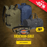 Dickies Tasche- und Rucksack-Sale mit vielen Modellen ab nu 9,99 Euro zzgl. Versand