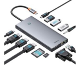 Baseus 13-in-1 USB-C Docking Station mit 100W PD für 58,99€