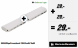 Schnell sein! Doppelpack HAMA Pipe Powerbank 13000 mAh in weiss für nur 29,- Euro statt 60,92 Euro