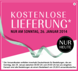 [DOUGLAS.DE] Nur heute alle Bestellungen versandkostenfrei ohne Mindestbestellwert + 10% Gutschein und zwei Gratisproben!