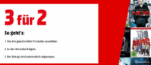 3 für 2 Aktion im Bereich der TV-Serien bei MediaMarkt