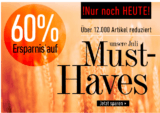 [DRESS-FOR-LESS] Nur noch heute! 60% auf viele Artikel aus dem Sortiment + 10,- Euro Newslettergutschein