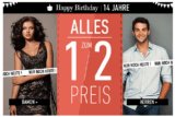 [DRESS-FOR-LESS] Nur noch heute: Alles zum halben Preis + 10,- Euro Newslettergutschein!