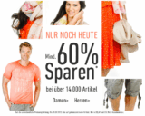[DRESS-FOR-LESS] Nur noch heute! 60% auf über 14.000 Artikel aus dem Sortiment + 10,- Euro Newslettergutschein