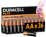 Duracell Plus Batterien AA (36 Stück) für nur 21,84€ im Spar-Abo