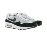 Preissenkung: NIKE Air Max 1 Kinder Sneaker Echtleder Weiß/Schwarz für 69,99€ bei Outlet46.de