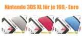 [EBAY WOW!] Nintendo 3DS XL – Konsole in verschiedenen Farben für nur 169,- Euro inkl. Versand