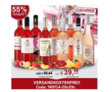 Großes Rosé-Probier-Paket mit 9 verschiedenen Weinen für 39,99 Euro!
