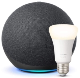 Echo (4. Generation) Smarter Lautsprecher mit Alexa + Philips HUE White LED (E27) für nur 79,99€