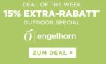Engelhorn Weekly Deal mit 15% Extra-Rabatt auf Outdoor Mode und Ausrüstung