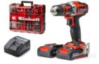 Vorbei! 18V Einhell Akku-Bohrschrauber-Set TE-CD 18/40 Li +69 mit 2×2,0 Ah Power X-Change Akku, Ladegerät, Koffer und 69-tlg. Zubehör für 65,23€
