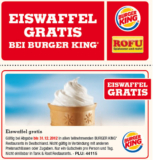 [BURGER KING] Gratis! Bei Burger King eine kostenlose Eiswaffel abstauben – Bis zum 31. Dezember gültig