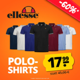 Ellesse Poloshirts (8 verschiedene Farben, S-XXL) für nur 17,99€ zzgl. Versand