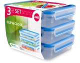 3-teiliges EMSA 515645 Clip & Close Frischhaltedosen Set für nur 11,99€ – Prime