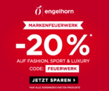 20% Extra-Rabatt auf ausgewählte Fashion, Sport & Luxury im Engelhorn Onlineshop